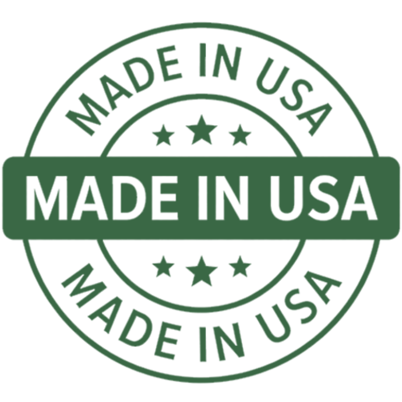 Green 'Made in USA' stamp