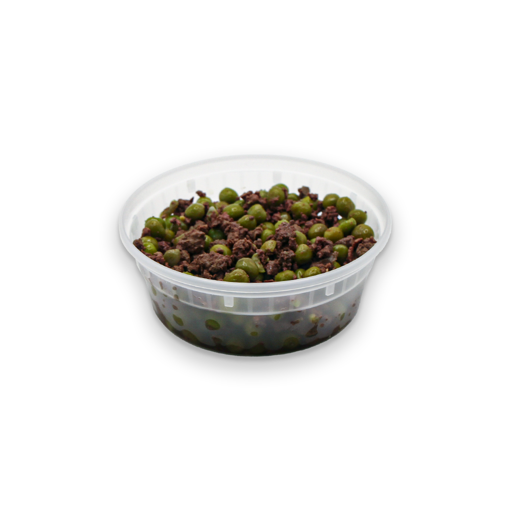 Turkey Liver and Green Peas Medley